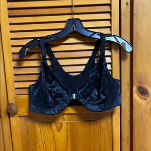 Soma Midnight Black Velvet Bra